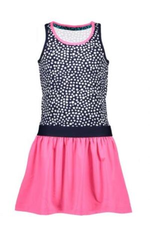 B.Nosy meisjes jurk met stippen top blauw Y005-5842