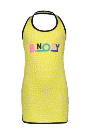 B.Nosy meisjes jurk dots lemon Y005-5842