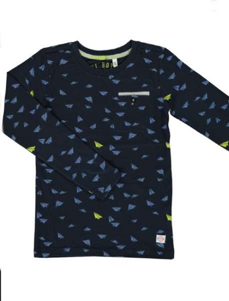 Quapi jongens longsleeve Eggo navy