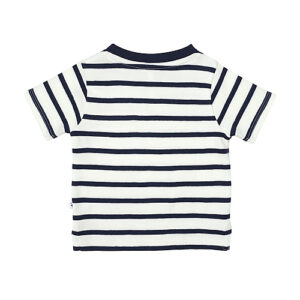 Ducky Beau baby t-shirt navy stripe - Afbeelding 2