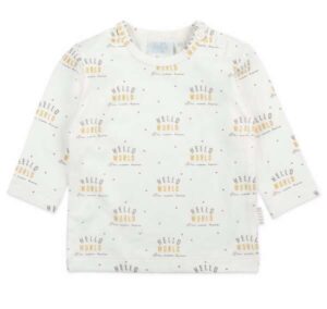 Feetje baby longsleeve all-over print geel