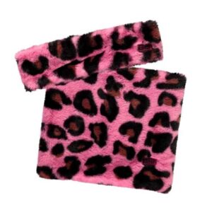 B.Nosy meisjes fur sjaal en hoofdband pink panter