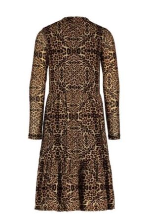 Like Flo animal mesh dress zand