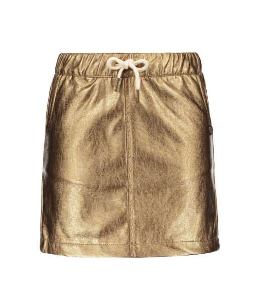 Like Flo metallic leather skirt bronz