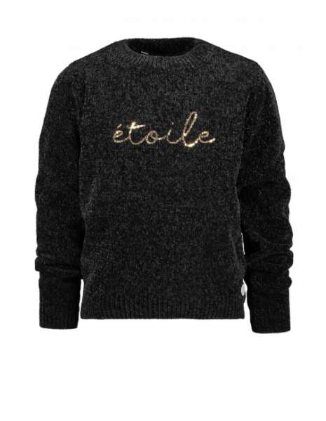 Moodstreet Chenille sweater zwart M009-5342-099