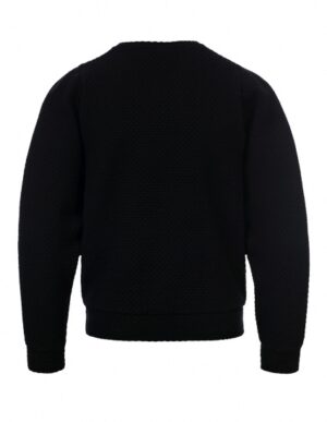 Looxs 10sixteen zwarte relief sweater - Afbeelding 3