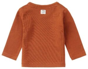 Noppies baby shirtje Roedtan rust