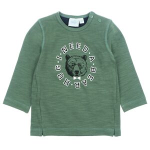 Feetje baby jongens longsleeve army