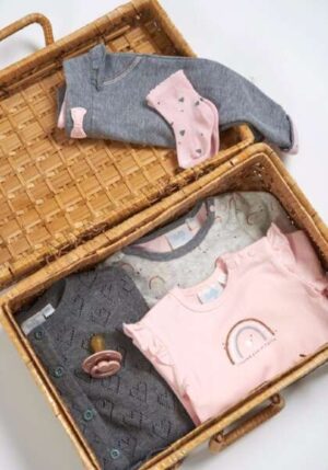 Feetje baby meisjes sokjes rainbow roze - Afbeelding 2