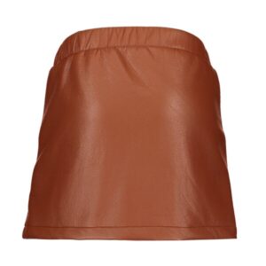 Moodstreet meisjes fake leather rok rust M008-5765