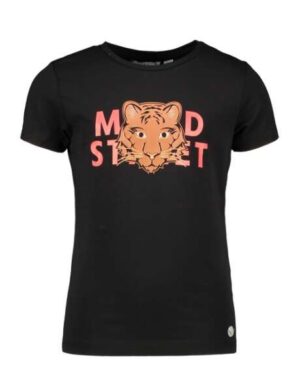 Moodstreet meisjes t-shirt zwart M008-5400-099