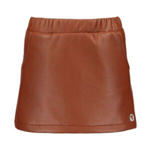 Moodstreet meisjes fake leather rok rust M008-5765