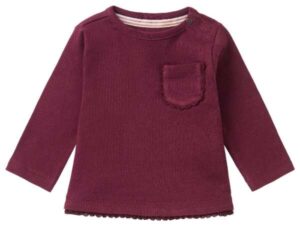 Noppies baby longsleeve Leandra burgundy