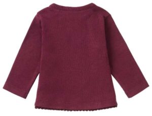 Noppies baby longsleeve Leandra burgundy