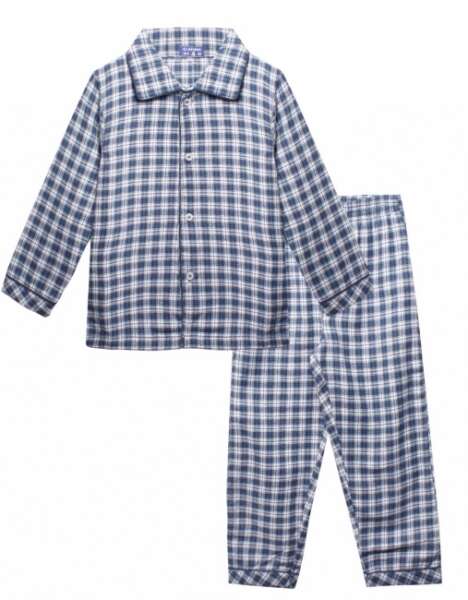 ongebruikt Onderzoek Boek Claesen's jongens flannel pyjama ruit blauw – Bink en Blink
