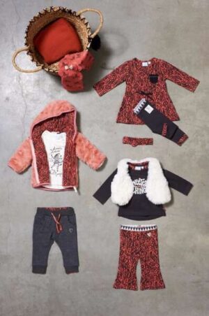 Feetje baby meisjes legging antraciet 522.01556 - Afbeelding 3