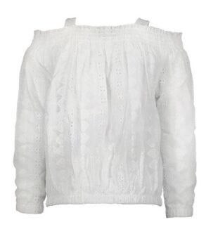 Moodstreet meisjes blouse wit M012-5120