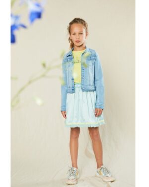 Nono meisjes spijkerjas N102-5307 denim - Afbeelding 2