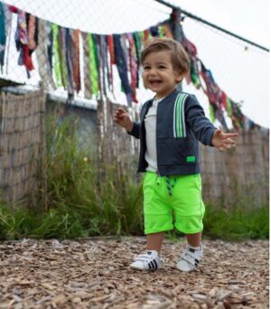 Quapi baby shorts Guus neon groen - Afbeelding 2