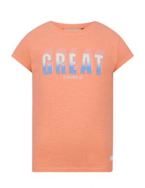 Retour meisjes t-shirt peach