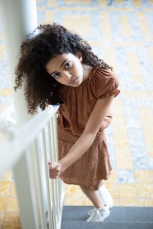 Levv meisjes blouse Marina bruin S212 - Afbeelding 2