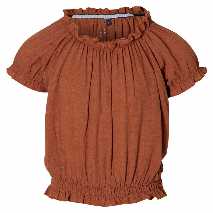 Levv meisjes blouse Marina bruin