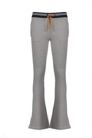 NoBell' flare pants Sahara ruit grijs blauw