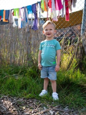 Quapi baby t-shirt Gauke steen groen - Afbeelding 2
