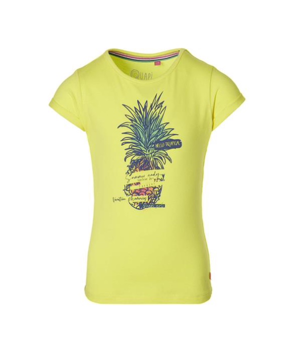 Quapi meisjes t-shirt Fauna geel S213