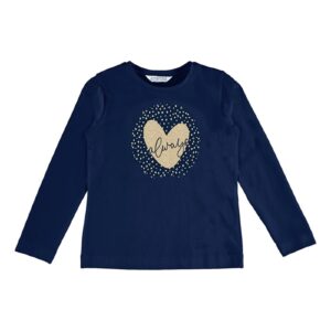 Mayoral meisjes t-shirt navy basic 178