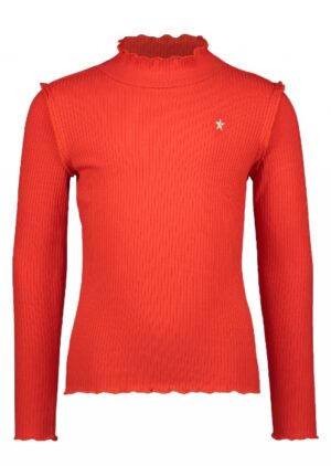 Like Flo F109-5424 meisjes turtleneck rood