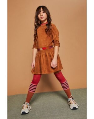 Nono meisjes jurk N108-5802 bruin - Afbeelding 2