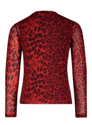 Like Flo top rood animal print