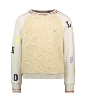 Like Flo sweater F109-5385 ecru teddy