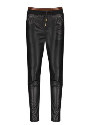 NoBell' leather look broek Q108-3610-014 zwart