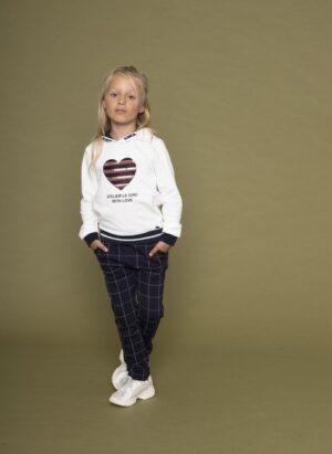 Le Chic broek C108-5645 Dina ruit blauw - Afbeelding 2