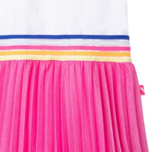 Billieblush meisjes jurk U12713 roze-wit