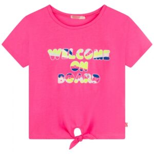 Billieblush meisjes t-shirt U15979 neon pink