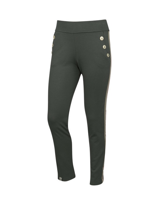 KIEstone meisjes broek KS8078 dark green