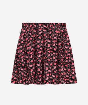 Nik & Nik rok Nancy flower zwart