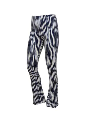 KIEstone meisjes broek KS8111 flair blauw stripes