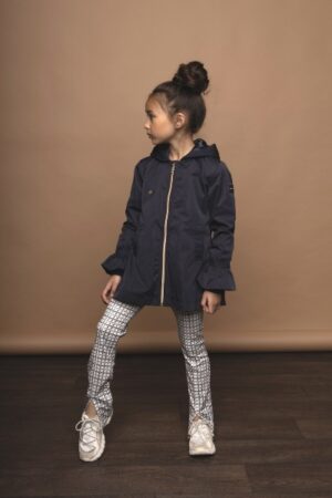 Le Chic zomerjas C112-5202 trenchcoat blauw - Afbeelding 2