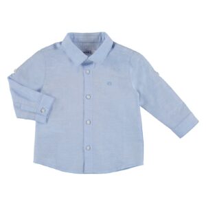 Mayoral baby linnen blouse 117 blauw