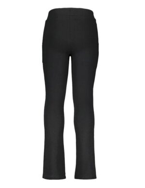 Like Flo flared broek F202-5675 rib zwart