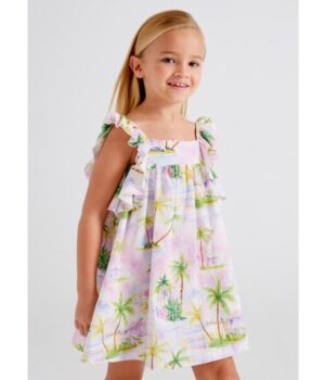 Mayoral meisjes jurk 3937 multicolor - Afbeelding 2
