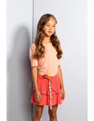Nono meisjes shirt N202-5407 zalm roze - Afbeelding 2