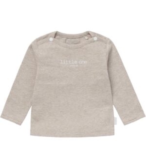 Noppies baby longsleeve Hester text taupe