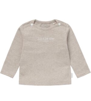 Noppies baby longsleeve Hester text taupe