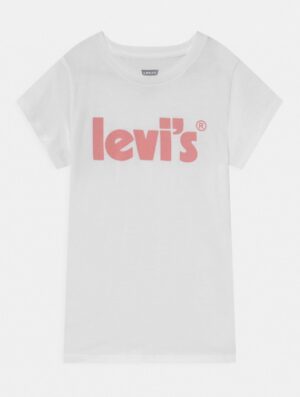 Levis meisjes t-shirt 4EE559 wit