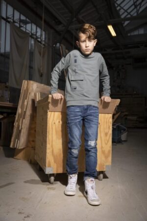 Indian Blue Jeans IBBW22-4542 jongens sweater - Afbeelding 2